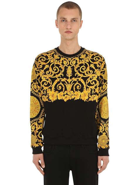 versace sweatshirt aus samt|Versace sweaters for men.